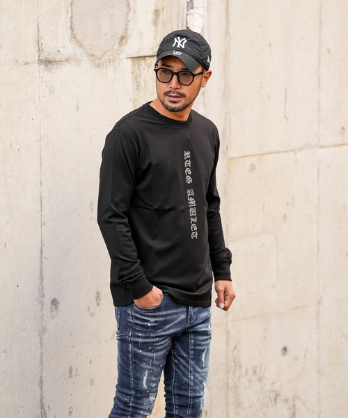 adamsJUGGLER(アダムスジャグラー)の「RTEG AM&EL/OEロンティー(Tシャツ/カットソー・メンズ・ブラック/ホワイト・M/XXL/XL/L/S)」の10枚目の写真