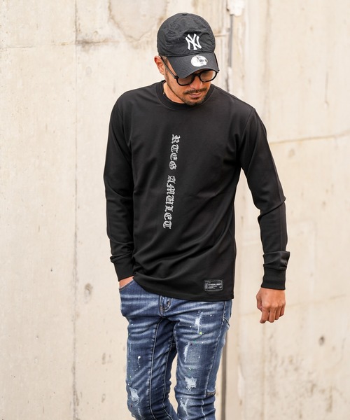 adamsJUGGLER(アダムスジャグラー)の「RTEG AM&EL/OEロンティー(Tシャツ/カットソー・メンズ・ブラック/ホワイト・M/XXL/XL/L/S)」の11枚目の写真