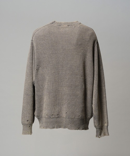MAISON SPECIAL（メゾンスペシャル）の「《UNISEX》【EVANGELION for MAISON SPECIAL】Prime-Over Crew Neck Distressed Knit/「エヴァンゲリオン」プライムオーバークルーネックダメージニット【MAISON SPECIAL/メゾンスペシャル】（ニット/セーター・メンズ・その他2/その他1・1/2）」の19枚目の写真