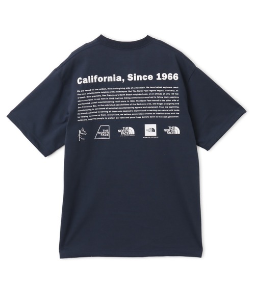 THE NORTH FACE(ザノースフェイス)の「THE NORTH FACE S/S Historical Logo Tee / ザ ノース フェイス ショートスリーブ ヒストリカル ロゴ ティー(Tシャツ/カットソー・メンズ・ネイビー・S/M/L/XL/XXL)」の1枚目の写真