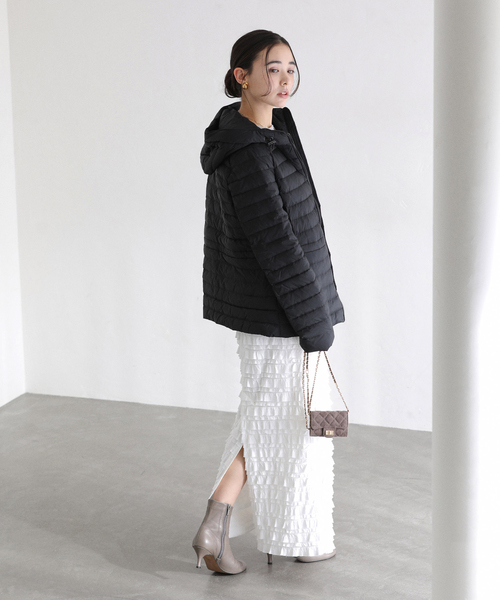 La TOTALITE（ラトータリテ）の「TATRAS/タトラス HAAV（ダウンジャケット/コート・レディース・ベージュ/ブラック・FREE）」の15枚目の写真