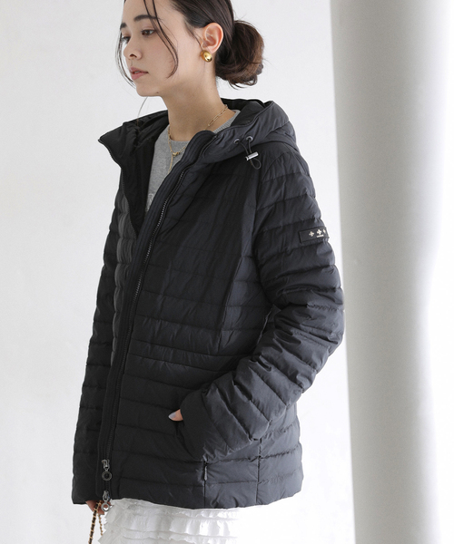 La TOTALITE（ラトータリテ）の「TATRAS/タトラス HAAV（ダウンジャケット/コート・レディース・ベージュ/ブラック・FREE）」の4枚目の写真