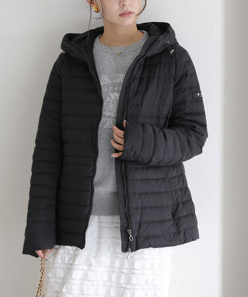 La TOTALITE（ラトータリテ）の「TATRAS/タトラス HAAV（ダウンジャケット/コート・レディース・ベージュ/ブラック・FREE）」の6枚目の写真