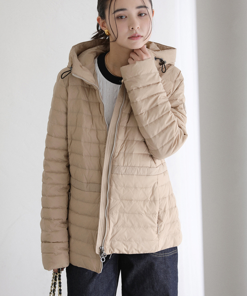 La TOTALITE（ラトータリテ）の「TATRAS/タトラス HAAV（ダウンジャケット/コート・レディース・ベージュ/ブラック・FREE）」の16枚目の写真