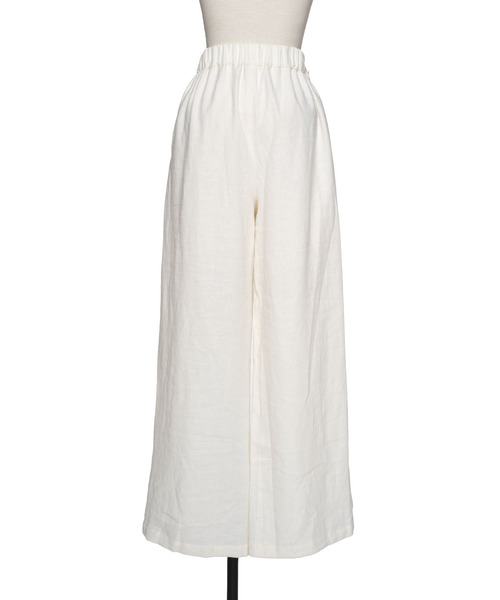 muller of yoshiokubo(ミュラーオブヨシオクボ)の「muller of yoshiokubo ミュラーオブヨシオクボ / RUSTIC LINEN TWIST PANTS ラスティックリネンツイストパンツ / MLS26409(その他パンツ・レディース・ホワイト/ブラック・36/38)」の3枚目の写真