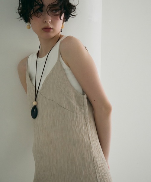Trish(トリッシュ)の「レースキャミチュニック(ワンピース・レディース・ブラウン/ベージュ・MEDIUM)」の12枚目の写真