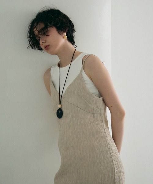 Trish(トリッシュ)の「レースキャミチュニック(ワンピース・レディース・ブラウン/ベージュ・MEDIUM)」の13枚目の写真