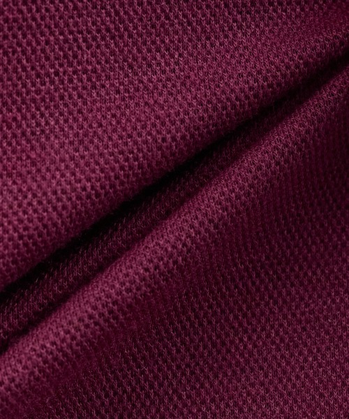 ROCHEM（ローシェン）の「ワンポイントロゴ刺繍鹿の子ポンチ長袖ポロシャツ【短丈】（ポロシャツ・メンズ・オフホワイト/ブラック/ワイン/ネイビー・XS/S/M/L）」の22枚目の写真