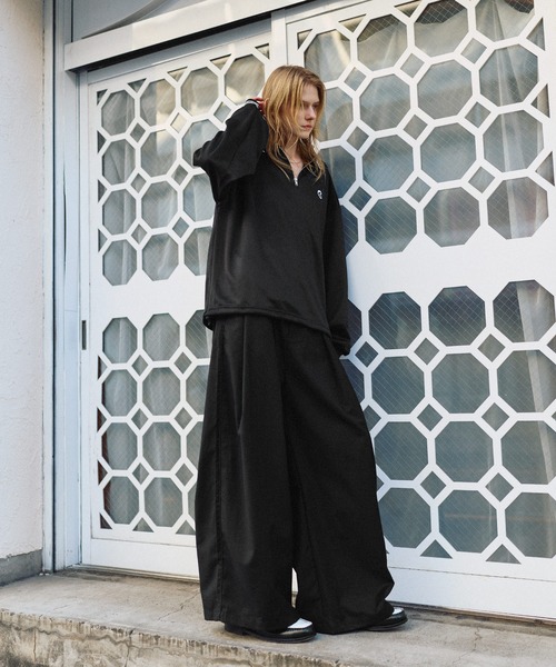 ROCHEM（ローシェン）の「ワンポイントロゴ刺繍ドローコード付鹿の子