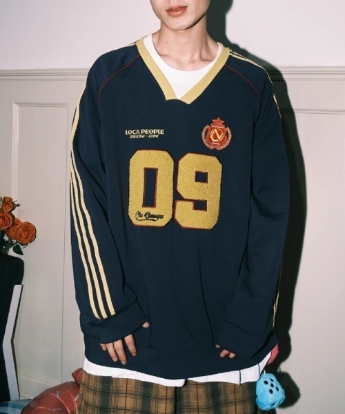 Ritzy(リッツィー)の「ヴィンテージスポーツナンバー T シャツ(Tシャツ/カットソー・レディース・ベージュ/ネイビー/ブラック・M/L)」の3枚目の写真