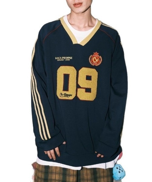 Ritzy(リッツィー)の「ヴィンテージスポーツナンバー T シャツ(Tシャツ/カットソー・レディース・ベージュ/ネイビー/ブラック・M/L)」の10枚目の写真