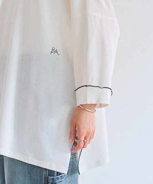 BEARDSLEY（ビアズリー）の「イニシャルメロープルオーバー（Tシャツ/カットソー・レディース・ブラック/ホワイト・FREE）」の21枚目の写真