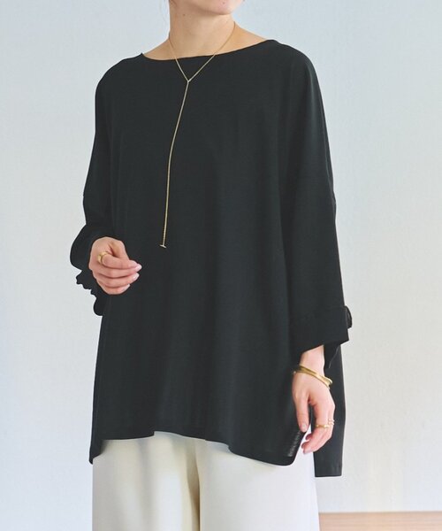 BEARDSLEY（ビアズリー）の「イニシャルメロープルオーバー（Tシャツ/カットソー・レディース・ブラック/ホワイト・FREE）」の22枚目の写真