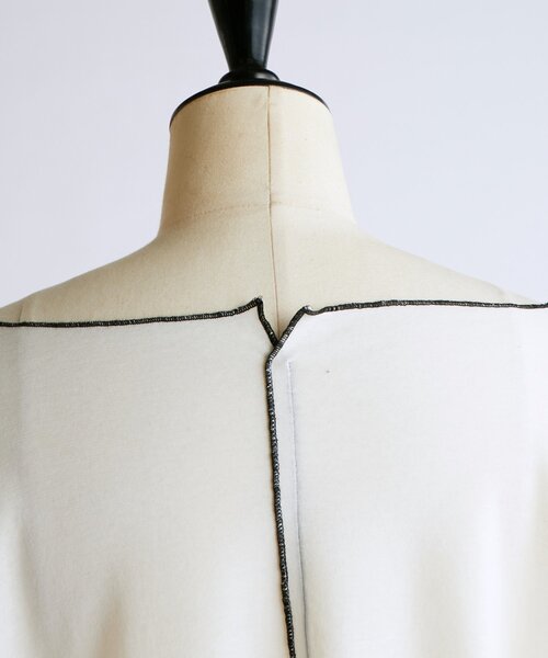 BEARDSLEY（ビアズリー）の「イニシャルメロープルオーバー（Tシャツ/カットソー・レディース・ブラック/ホワイト・FREE）」の7枚目の写真