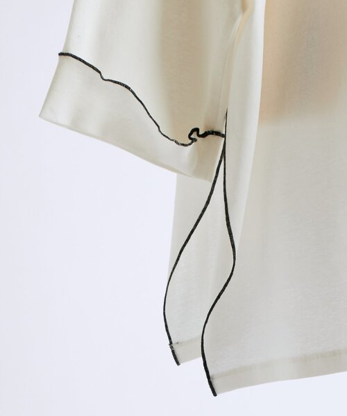 BEARDSLEY（ビアズリー）の「イニシャルメロープルオーバー（Tシャツ/カットソー・レディース・ブラック/ホワイト・FREE）」の9枚目の写真