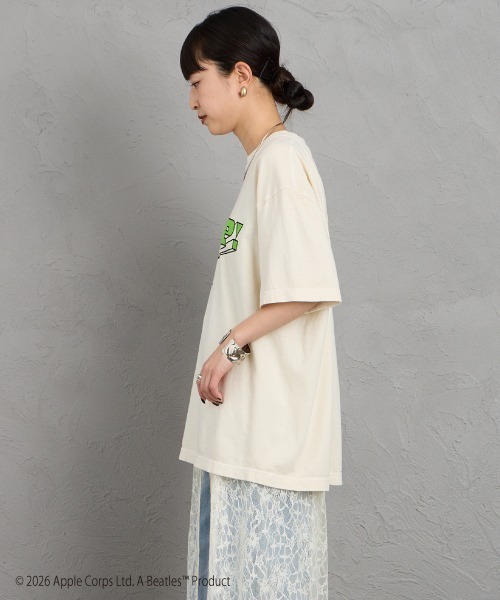 GOOD ROCK SPEED（グッドロックスピード）の「[GOOD ROCK SPEED/グッドロックスピード] 別注 THE BEATLES ロックプリントTシャツ(HELP!)（Tシャツ/カットソー・レディース・ベージュ・M/L/XL）」の10枚目の写真