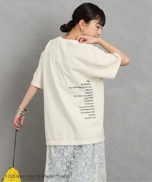 GOOD ROCK SPEED（グッドロックスピード）の「[GOOD ROCK SPEED/グッドロックスピード] 別注 THE BEATLES ロックプリントTシャツ(HELP!)（Tシャツ/カットソー・レディース・ベージュ・M/L/XL）」の11枚目の写真