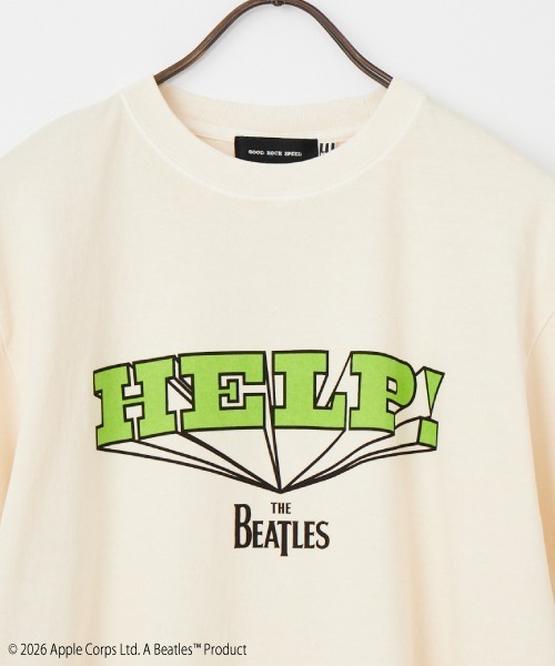 GOOD ROCK SPEED（グッドロックスピード）の「[GOOD ROCK SPEED/グッドロックスピード] 別注 THE BEATLES ロックプリントTシャツ(HELP!)（Tシャツ/カットソー・レディース・ベージュ・M/L/XL）」の17枚目の写真