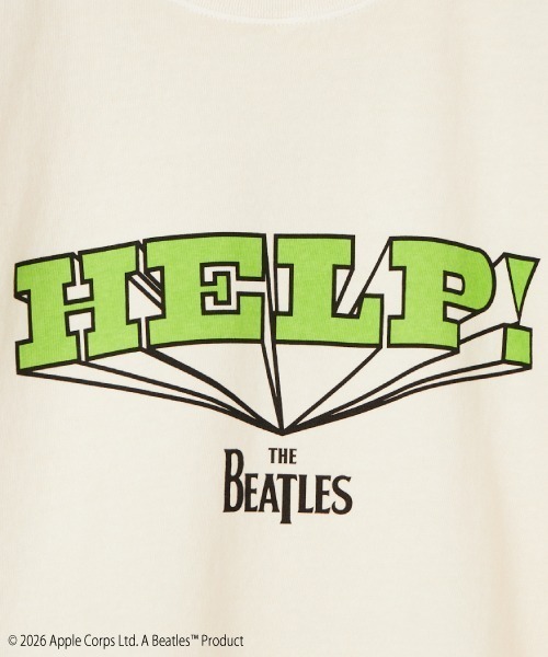 GOOD ROCK SPEED（グッドロックスピード）の「[GOOD ROCK SPEED/グッドロックスピード] 別注 THE BEATLES ロックプリントTシャツ(HELP!)（Tシャツ/カットソー・レディース・ベージュ・M/L/XL）」の20枚目の写真