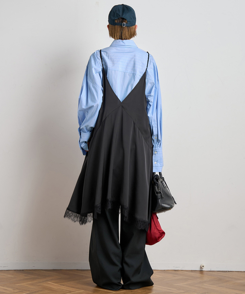 PROVOKE (プロヴォーク)の「【PROVOKE/プロヴォーク】layered big shirt(シャツ/ブラウス・レディース・ライトブルー/ホワイト・FREE)」の10枚目の写真