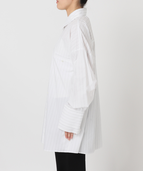 PROVOKE (プロヴォーク)の「【PROVOKE/プロヴォーク】layered big shirt(シャツ/ブラウス・レディース・ライトブルー/ホワイト・FREE)」の20枚目の写真