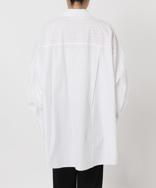 PROVOKE (プロヴォーク)の「【PROVOKE/プロヴォーク】layered big shirt(シャツ/ブラウス・レディース・ライトブルー/ホワイト・FREE)」の21枚目の写真