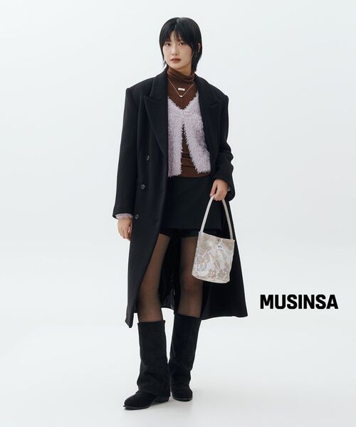 MUSINSA STANDARD WOMAN（ムシンサスタンダードウーマン）の「ウィメンズレイヤードミニスカート[ブラック]（スカート・レディース・その他・LARGE/MEDIUM/SMALL/X-SMALL）」の13枚目の写真