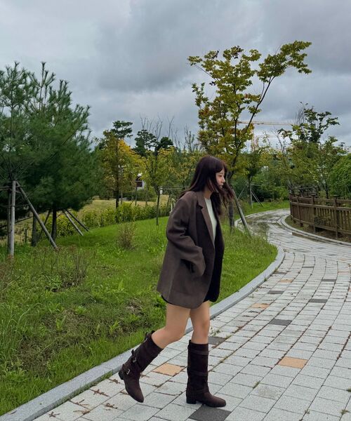 MUSINSA STANDARD WOMAN（ムシンサスタンダードウーマン）の「ウィメンズレイヤードミニスカート[ブラック]（スカート・レディース・その他・LARGE/MEDIUM/SMALL/X-SMALL）」の10枚目の写真