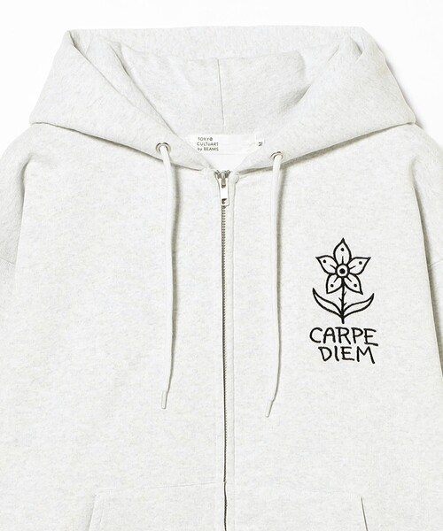 TOKYO CULTUART by BEAMS(トウキョウカルチャートバイビームス)の「GxBxT / ILLSYNAPSE Sweat Parka(パーカー・メンズ・ライトグレー/ネイビー・SMALL/X-LARGE/LARGE/MEDIUM)」の8枚目の写真