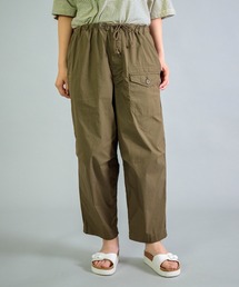 [OMNIGOD womens / オムニゴッド] NCウェザー イージーミリタリーオーバーパンツ