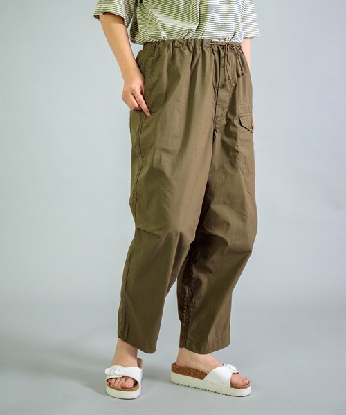OMNIGOD（オムニゴッド）の「[OMNIGOD womens / オムニゴッド] NCウェザー イージーミリタリーオーバーパンツ（カーゴパンツ・レディース・オリーブ/ベージュ・0/1）」の3枚目の写真