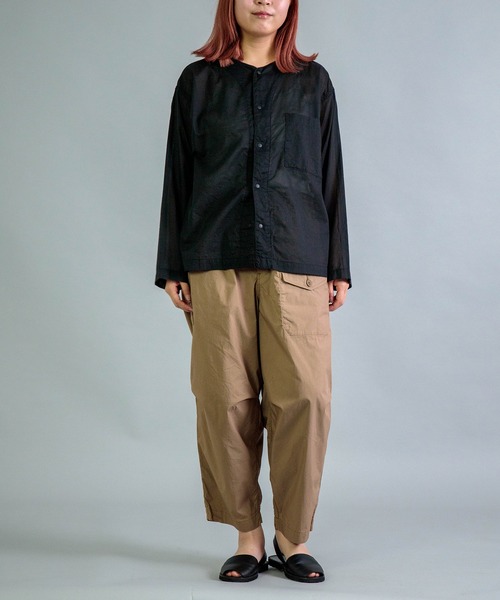 OMNIGOD（オムニゴッド）の「[OMNIGOD womens / オムニゴッド] NCウェザー イージーミリタリーオーバーパンツ（カーゴパンツ・レディース・オリーブ/ベージュ・0/1）」の11枚目の写真