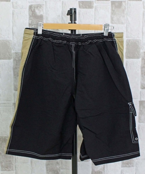 HUF（ハフ）の「ハイタイドトランク サイドライン ショートパンツ HIGH TIDE TRUNK（カーゴパンツ・メンズ・ブラック・S/M/XL）」の3枚目の写真