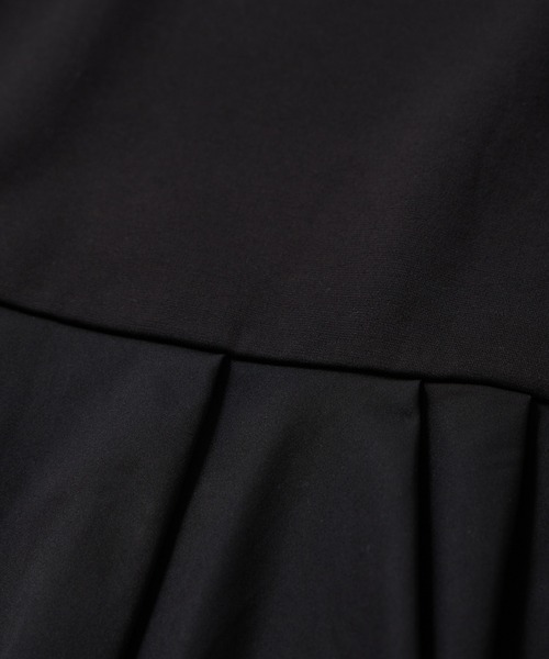 VIS（ビス）の「イレギュラーヘムペプラムカットソープルオーバー（Tシャツ/カットソー・レディース・ブラック/ホワイト・FREE）」の3枚目の写真