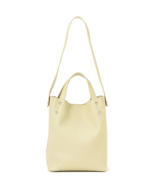 NATURAL BEAUTY BASIC（ナチュラルビューティーベーシック）の「◇ソフトシュリンク2wayショルダーバッグ（ショルダーバッグ・レディース・ベージュ/レッド・ﾌﾘ-）」の4枚目の写真