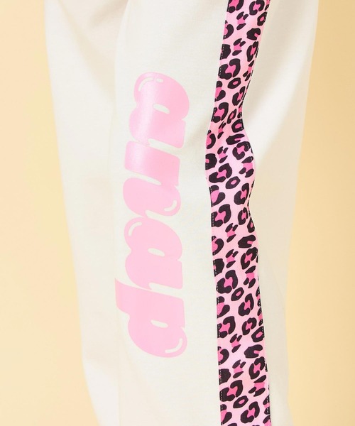 ANAP kids（アナップキッズ）の「ヒョウ柄 ライン ジャージ パンツ（別売りセットアップ）（その他パンツ・キッズ・ラベンダー/オフホワイト/ブラック・130/120/110）」の4枚目の写真