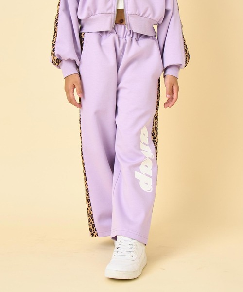 ANAP kids（アナップキッズ）の「ヒョウ柄 ライン ジャージ パンツ（別売りセットアップ）（その他パンツ・キッズ・ラベンダー/オフホワイト/ブラック・130/120/110）」の18枚目の写真