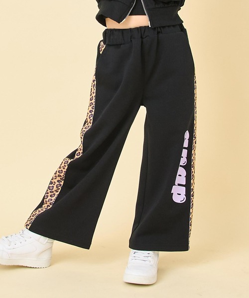 ANAP kids（アナップキッズ）の「ヒョウ柄 ライン ジャージ パンツ（別売りセットアップ）（その他パンツ・キッズ・ラベンダー/オフホワイト/ブラック・130/120/110）」の12枚目の写真