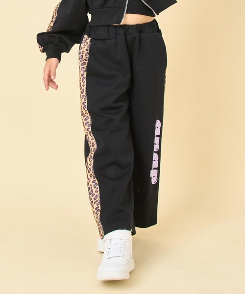 ANAP kids（アナップキッズ）の「ヒョウ柄 ライン ジャージ パンツ（別売りセットアップ）（その他パンツ・キッズ・ラベンダー/オフホワイト/ブラック・130/120/110）」の13枚目の写真