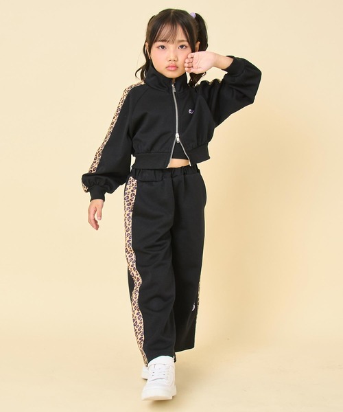 ANAP kids（アナップキッズ）の「ヒョウ柄 ライン ジャージ パンツ（別売りセットアップ）（その他パンツ・キッズ・ラベンダー/オフホワイト/ブラック・130/120/110）」の16枚目の写真