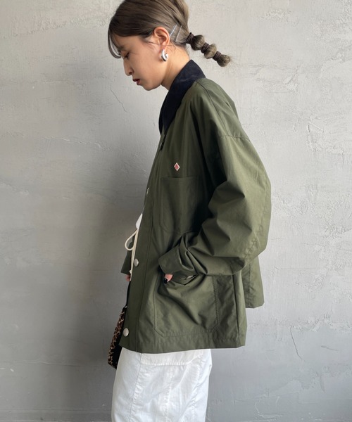 DANTON（ダントン）の「[DANTON/ダントン] ナイロンカバーオールジャケット（カバーオール・レディース・グレー/オリーブ/ブラック・40/38）」の5枚目の写真