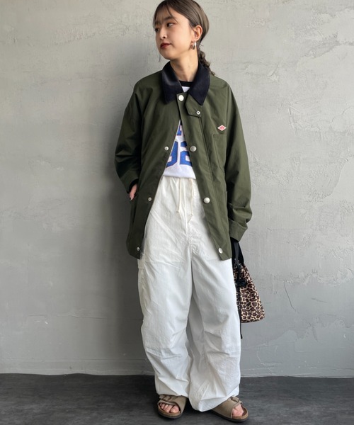 DANTON（ダントン）の「[DANTON/ダントン] ナイロンカバーオールジャケット（カバーオール・レディース・グレー/オリーブ/ブラック・40/38）」の7枚目の写真