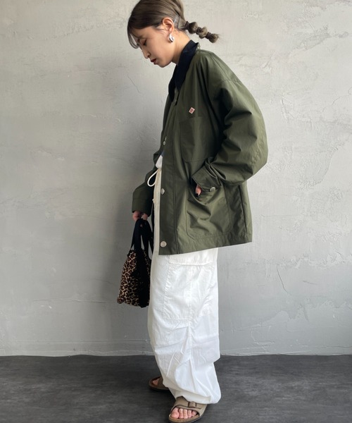 DANTON（ダントン）の「[DANTON/ダントン] ナイロンカバーオールジャケット（カバーオール・レディース・グレー/オリーブ/ブラック・40/38）」の8枚目の写真