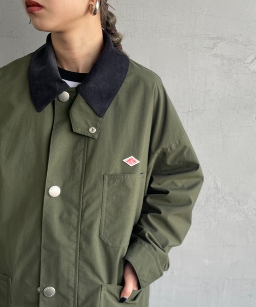 DANTON（ダントン）の「[DANTON/ダントン] ナイロンカバーオールジャケット（カバーオール・レディース・グレー/オリーブ/ブラック・40/38）」の10枚目の写真