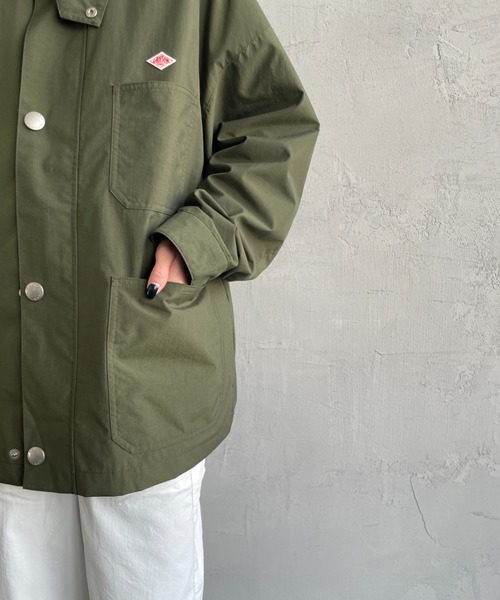 DANTON（ダントン）の「[DANTON/ダントン] ナイロンカバーオールジャケット（カバーオール・レディース・グレー/オリーブ/ブラック・40/38）」の12枚目の写真
