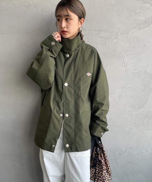 DANTON（ダントン）の「[DANTON/ダントン] ナイロンカバーオールジャケット（カバーオール・レディース・グレー/オリーブ/ブラック・40/38）」の14枚目の写真