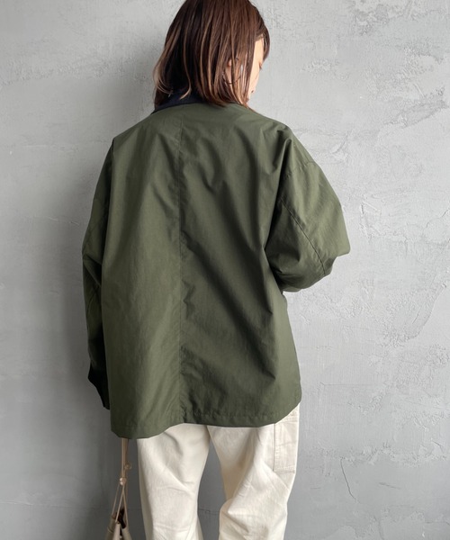 DANTON（ダントン）の「[DANTON/ダントン] ナイロンカバーオールジャケット（カバーオール・レディース・グレー/オリーブ/ブラック・40/38）」の21枚目の写真