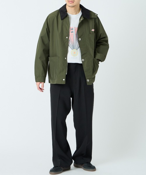 ★4/4〜4/5限定値下げ!!【DANTON】ナイロンジャケット カバーオール DANTON/ダントン] ナイロンカバーオールジャケット（カバーオール