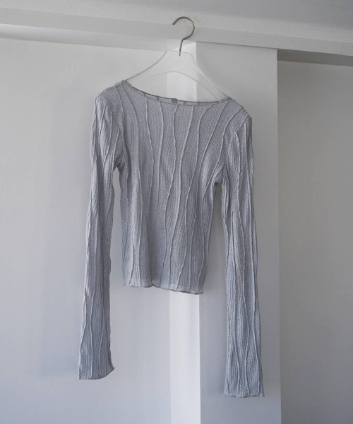 anuke（アンヌーク）の「anuke Random Pintuck Tops（ニット/セーター