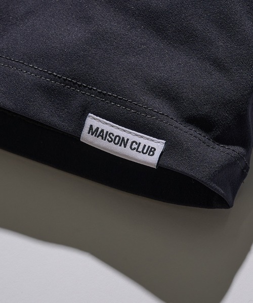 MAISON CLUB(メゾンクラブ)の「【MAISON CLUB】TACTICAL MOCK NECK TEE / タクティカルモックネックTシャツ 水陸両用/ストレッチ素材/速乾/UVカット/水着(Tシャツ/カットソー・メンズ・グレー/ブラック・L/M)」の9枚目の写真